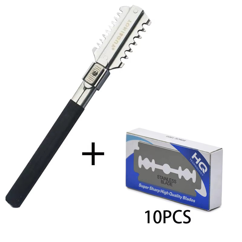 Men'S Beard Grooming - Double-Edge Shaving Haircut Razor Knife Blades