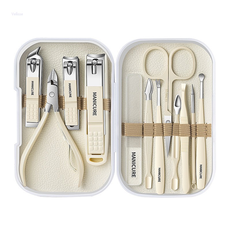 Mens Grooming Kit Gift Set - 12PC Complete Manicure Pedicure Tool Set