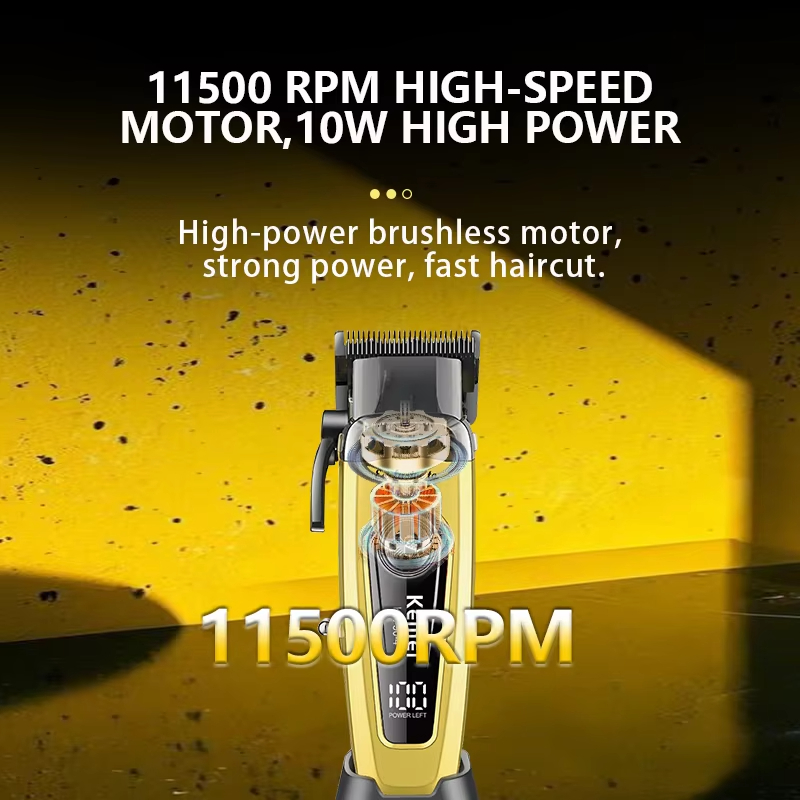 KEMEI Men's Hair Trimmer, Cord - Electric Shaver Rotary ulasan dan harga