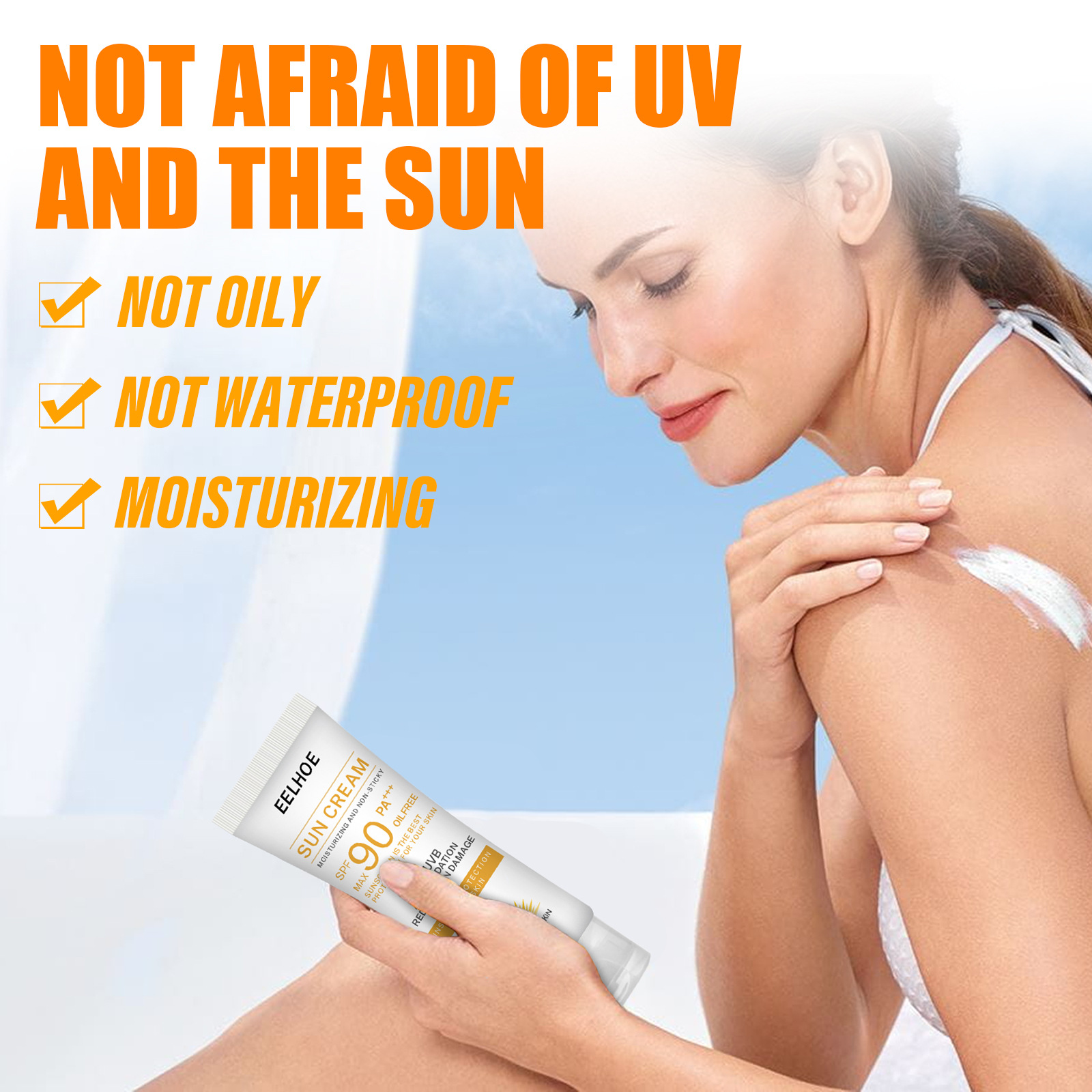 EELHOE Sunscreen Spf 90 Whiten - Face Moisturizer Spf ulasan dan harga