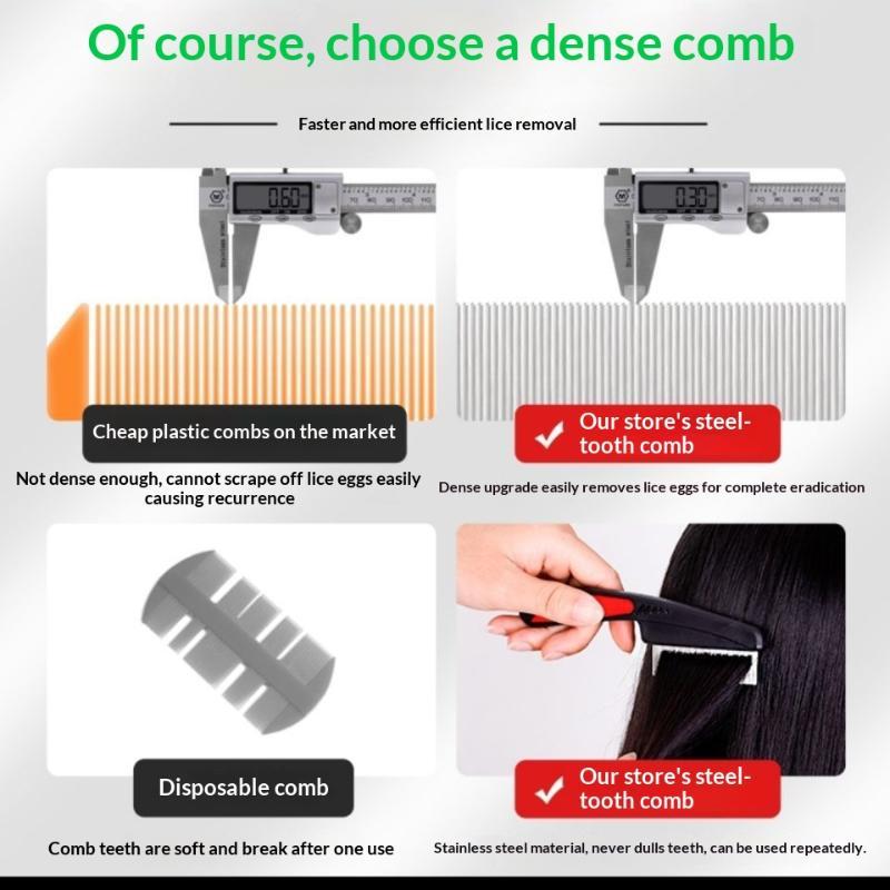 *1Pcs Lice Nit Removal Hair Co - Comb Fine Tooth ulasan dan harga