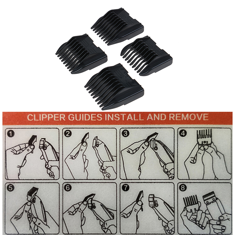 Hair Cutting Guide Comb 4Pcs S - Mens Grooming Kit Gift Set ulasan dan harga