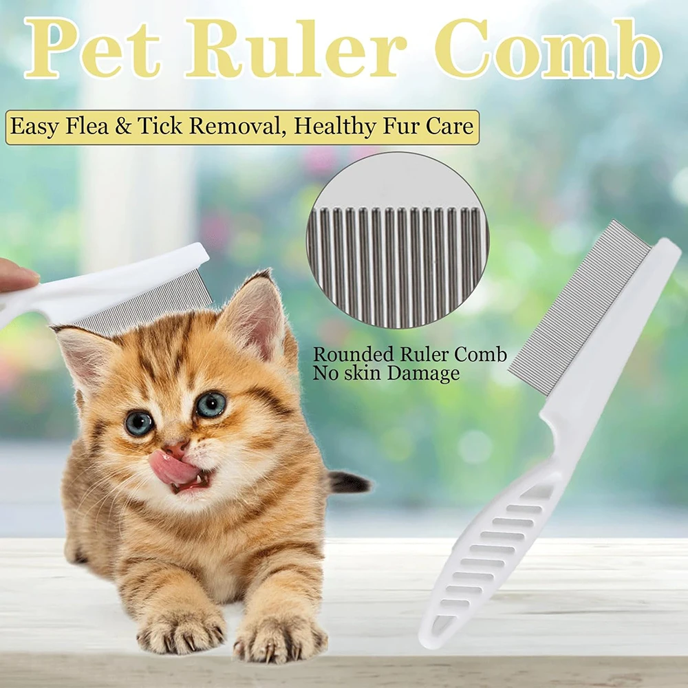 2-Pack Pet Flea Comb, Cat/Dog  - Comb Fine Tooth ulasan dan harga