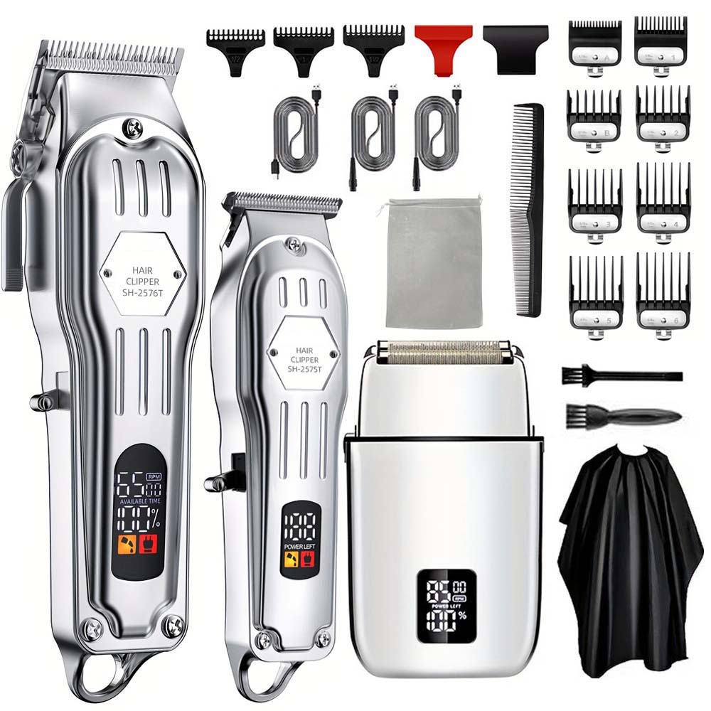 Professional Hair Clipper & Tr - Electric Shaver Rotary ulasan dan harga