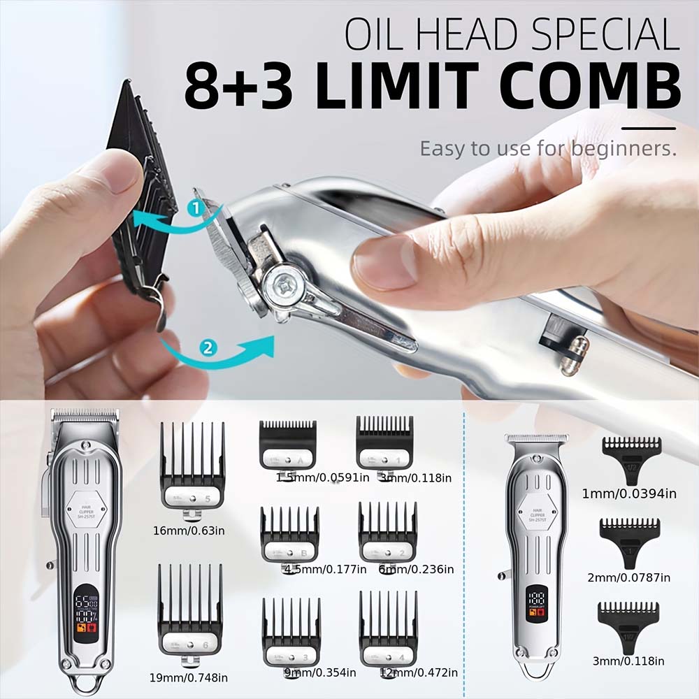 Professional Hair Clipper & Tr - Electric Shaver Rotary ulasan dan harga
