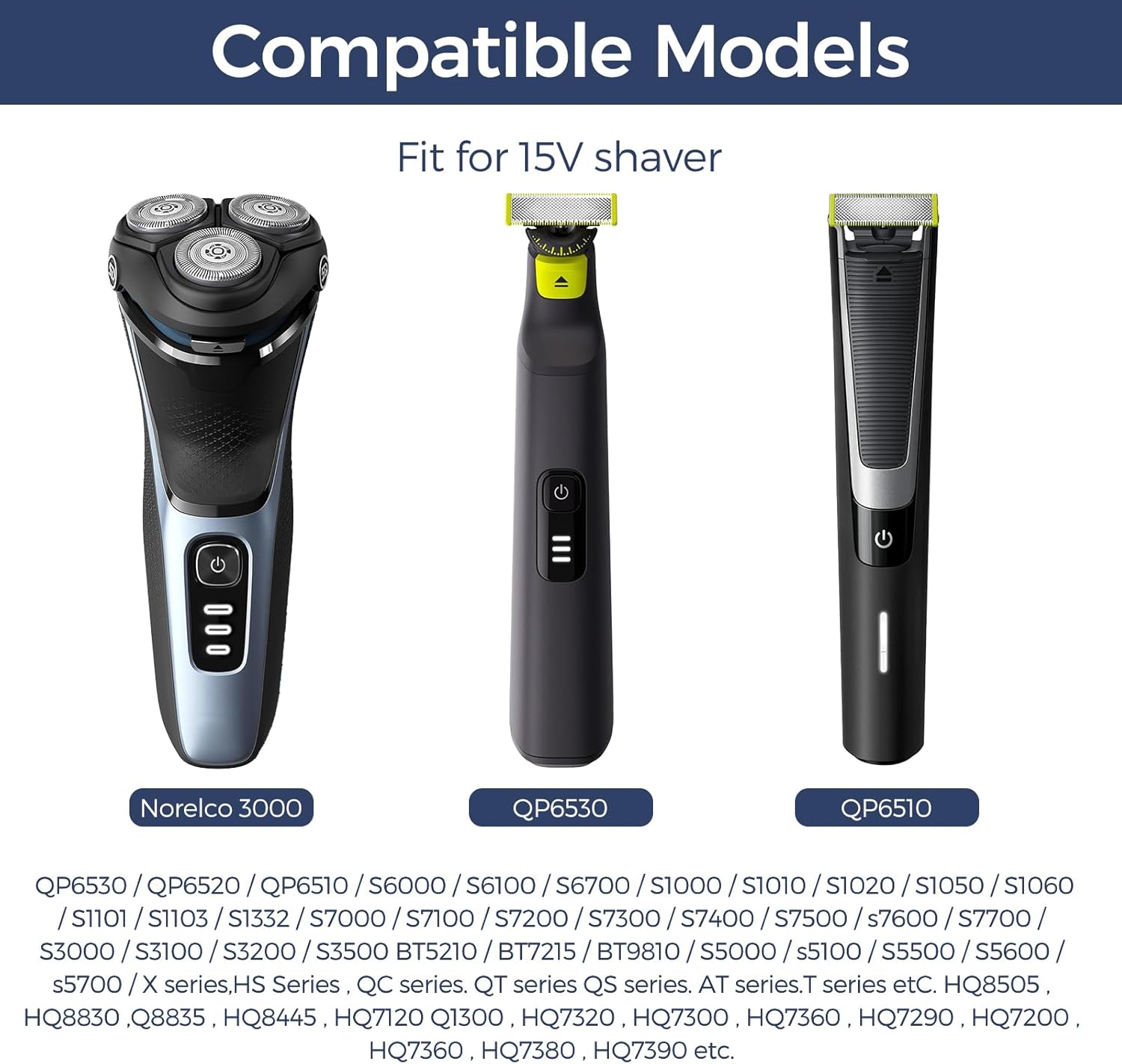 15V HQ8505 Typec Shaver Adapte - Electric Shaver Rotary ulasan dan harga