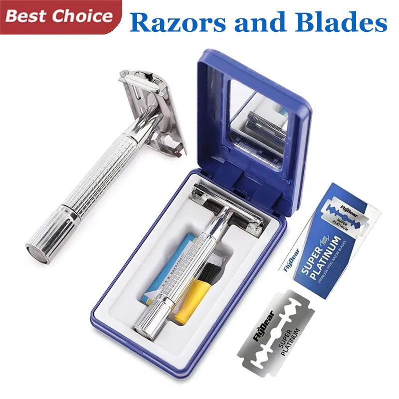 Men's Double Edge Beard Shavin - Men'S Grooming Accessories Kit ulasan dan harga