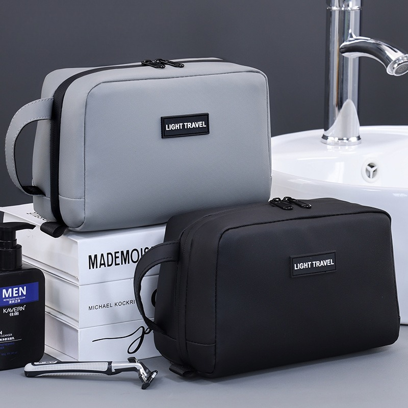 Waterproof Handheld Makeup Bag - Men'S Grooming Accessories Kit ulasan dan harga