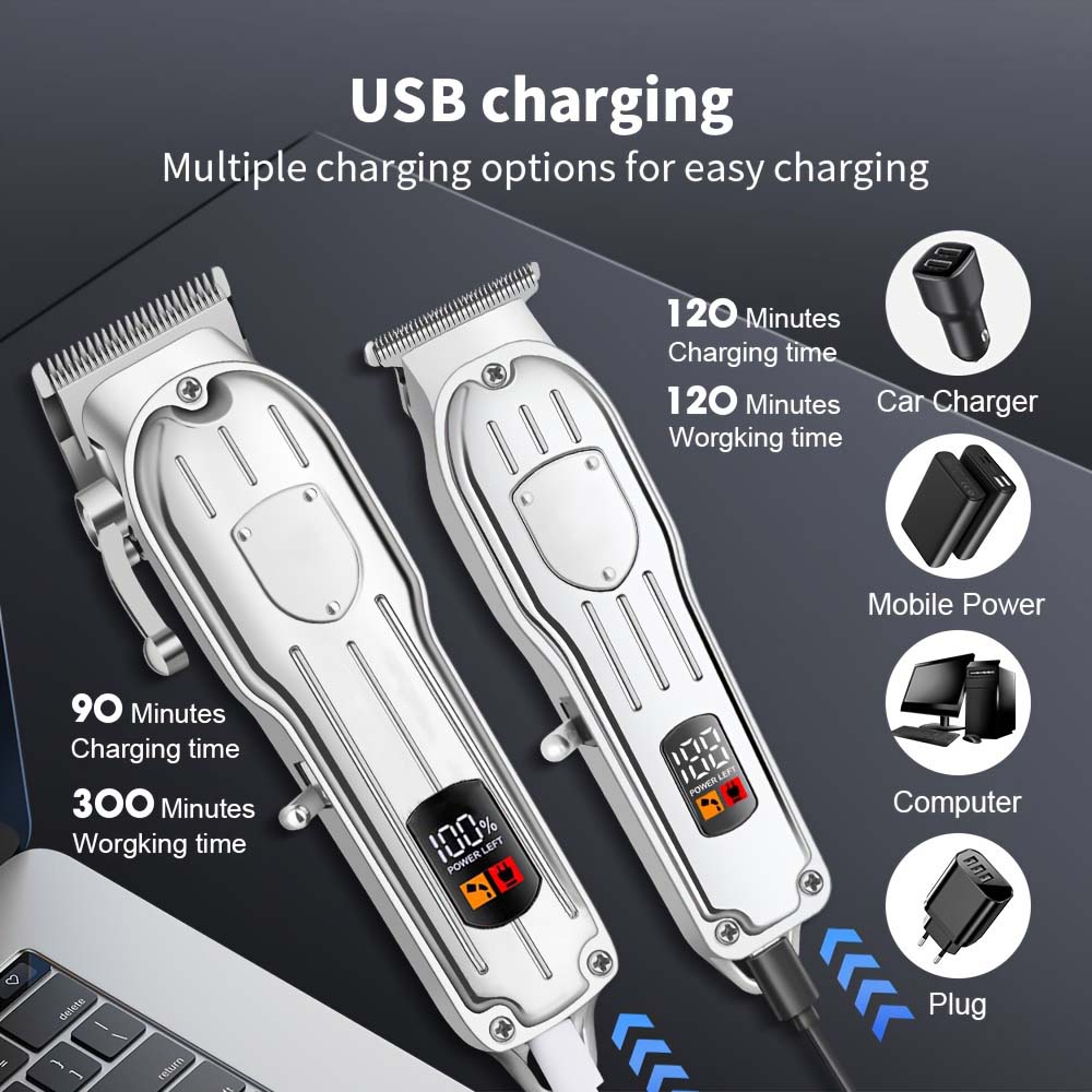 Professional Hair Clipper Set  - Men'S Grooming Accessories Kit ulasan dan harga