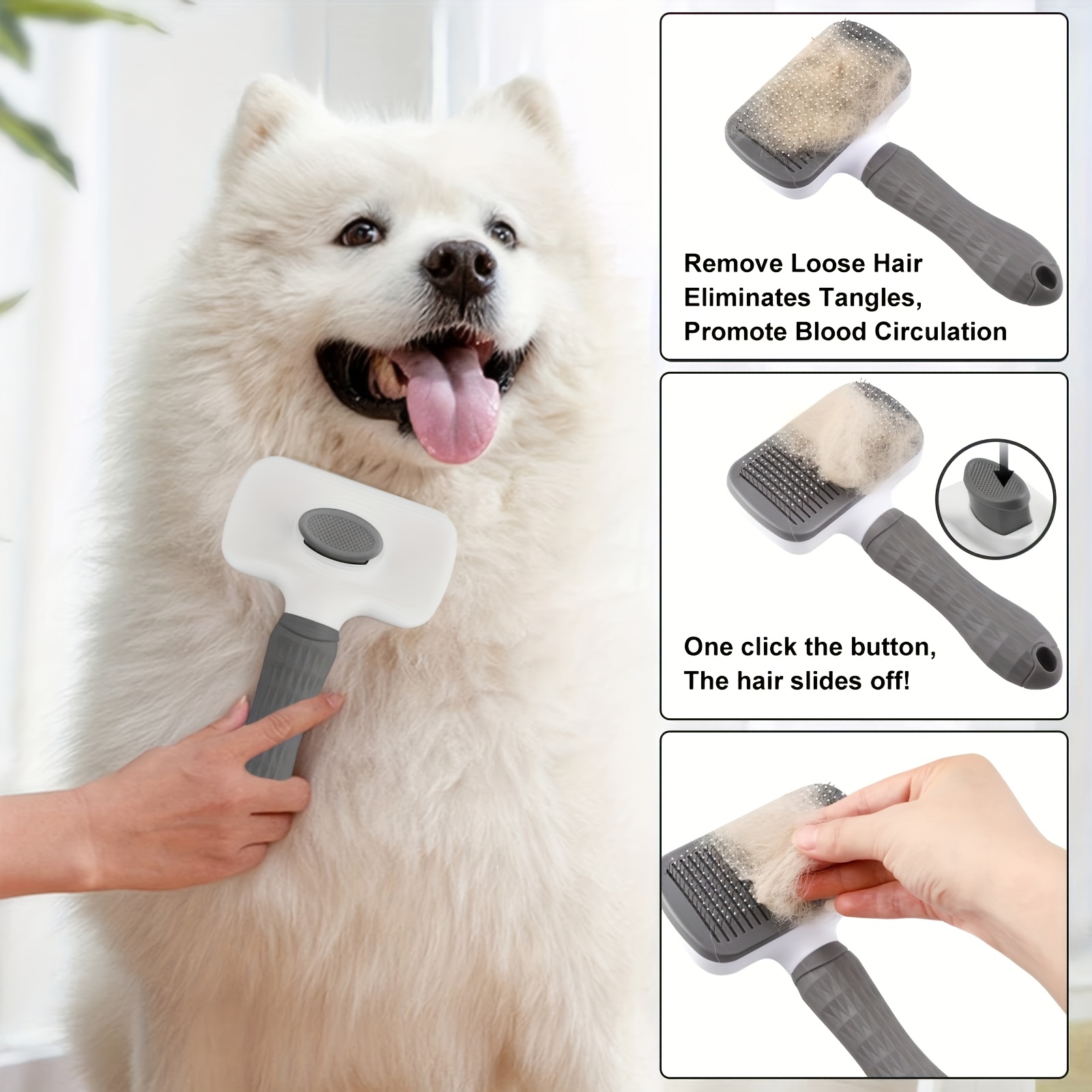 2pcs Pet Grooming Tool Set,Sel - Comb Fine Tooth ulasan dan harga