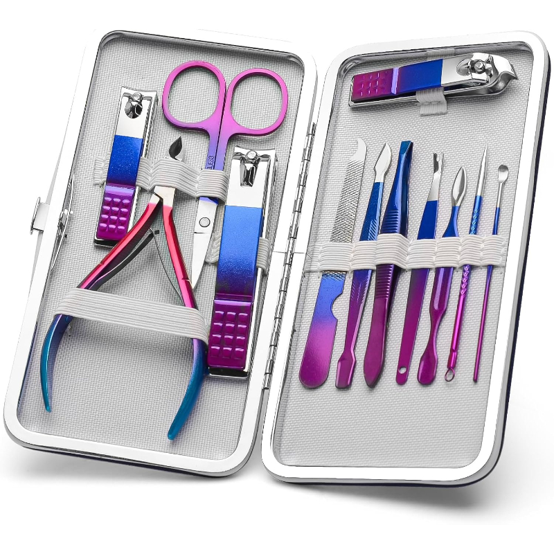 Manicure Set Nail Clippers Ped - Nail Care Kit Mens ulasan dan harga