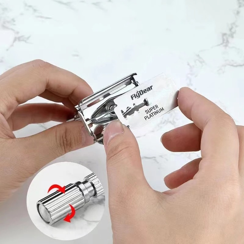 Men's Double Edge Beard Shavin - Men'S Grooming Accessories Kit ulasan dan harga