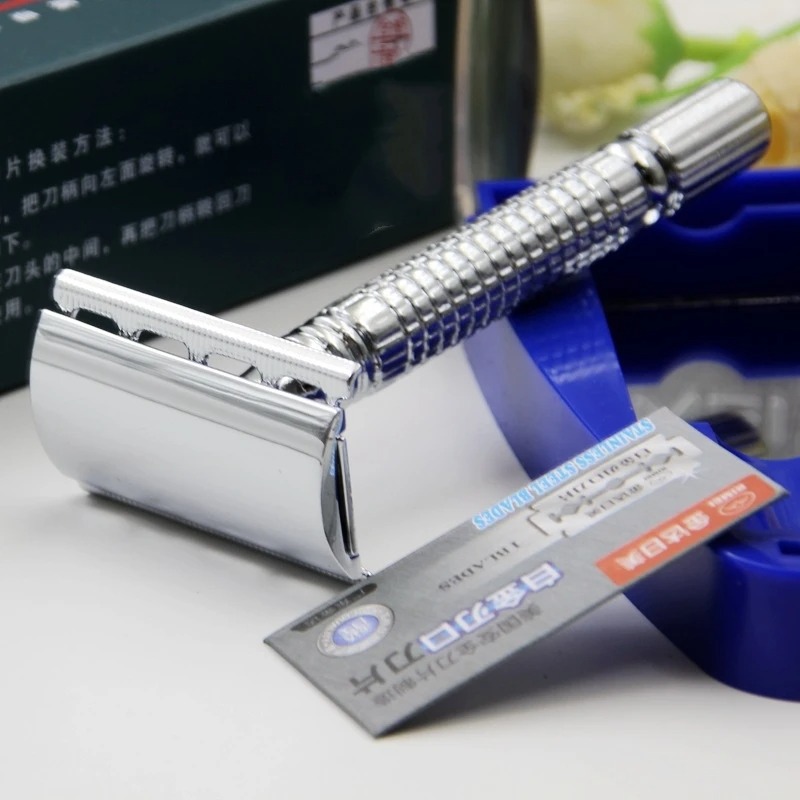 Men's Double Edge Beard Shavin - Men'S Grooming Accessories Kit ulasan dan harga
