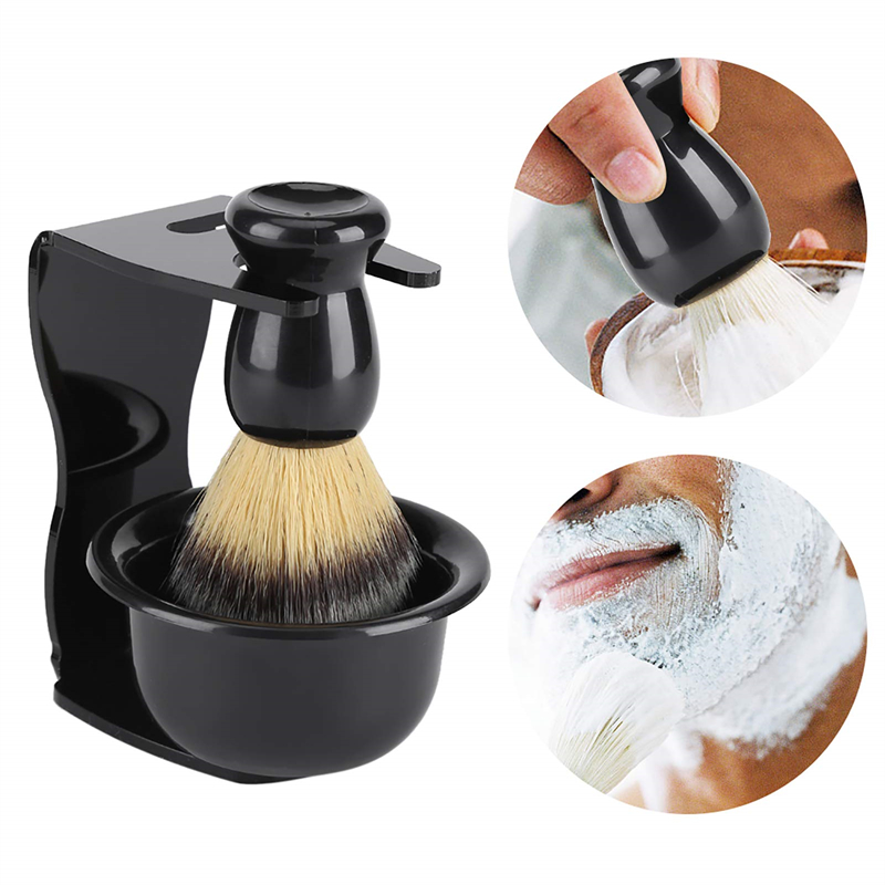 Shaving Brush and Bowl with Ac - Men'S Grooming Accessories Kit ulasan dan harga