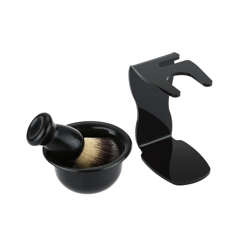 Shaving Brush and Bowl with Ac - Men'S Grooming Accessories Kit ulasan dan harga