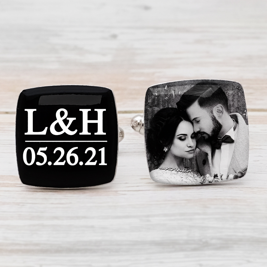 Custom Photo Cufflinks Picture - Men'S Grooming Pictures ulasan dan harga