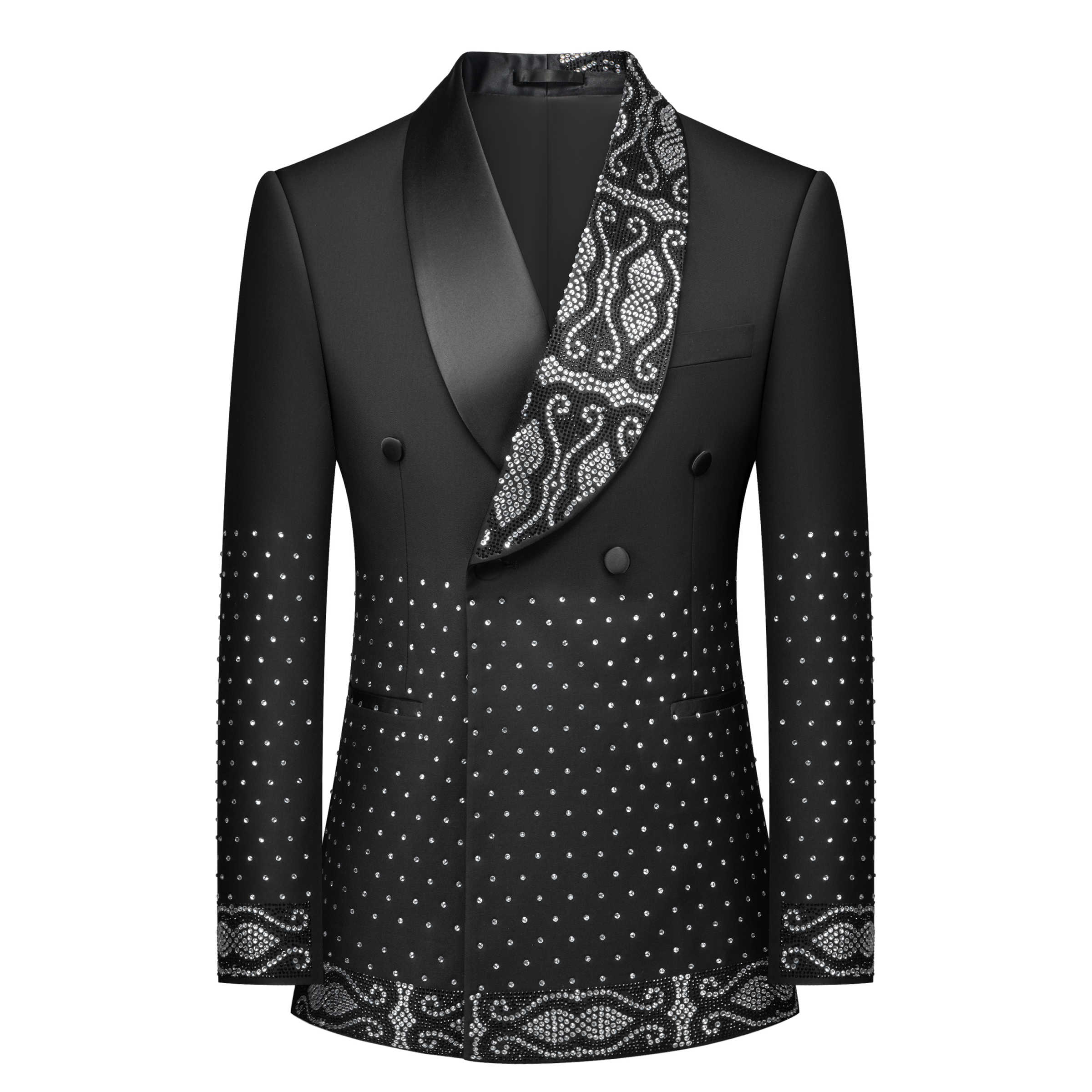 Real Picture Men Suit Crystal  - Men'S Grooming Pictures ulasan dan harga