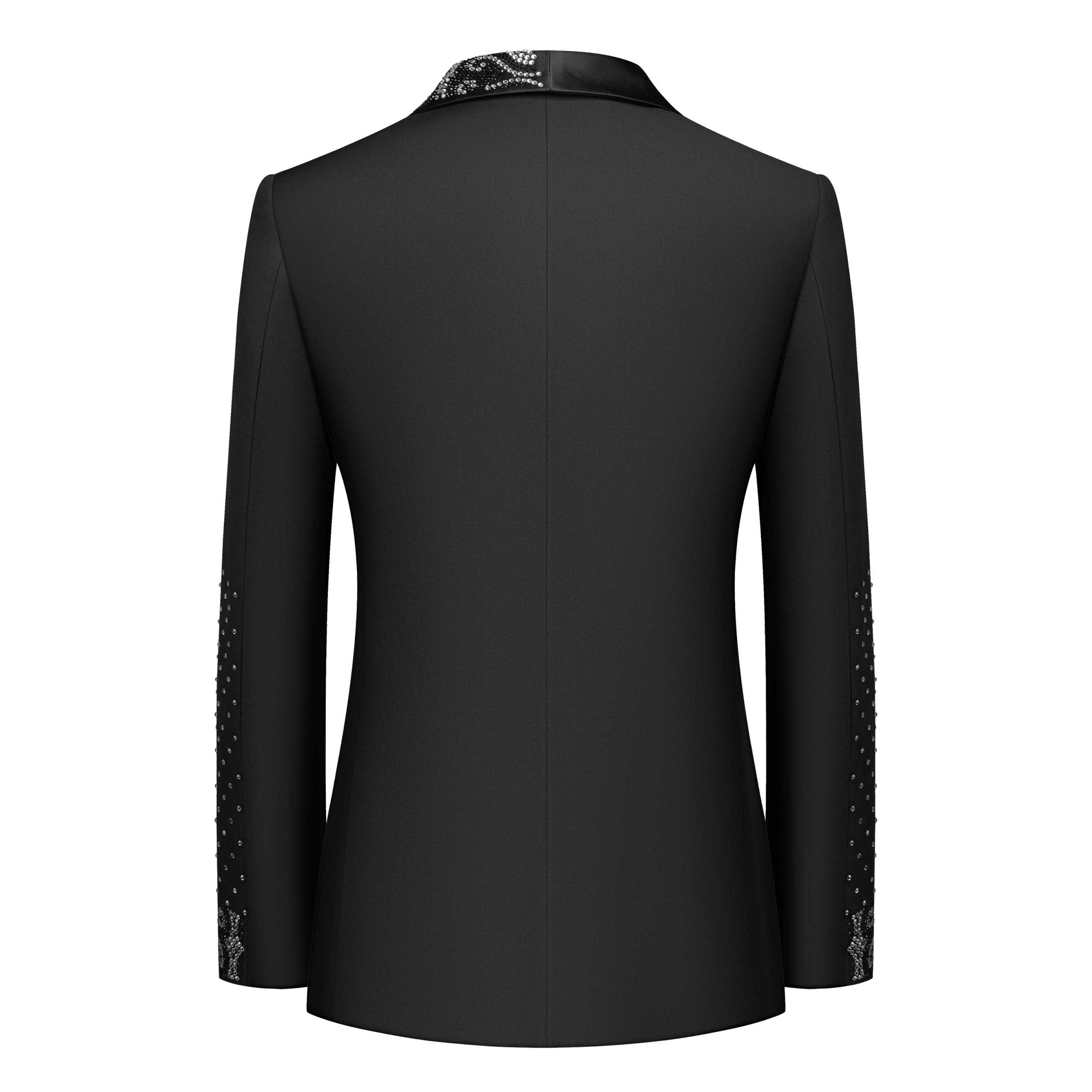 Real Picture Men Suit Crystal  - Men'S Grooming Pictures ulasan dan harga
