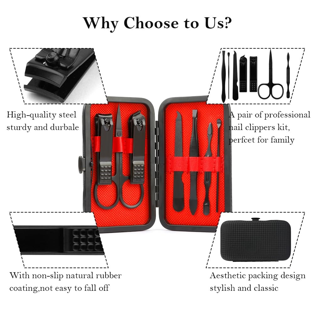 Professional 8 in 1 Stainless  - Mens Grooming Kit Gift Set ulasan dan harga