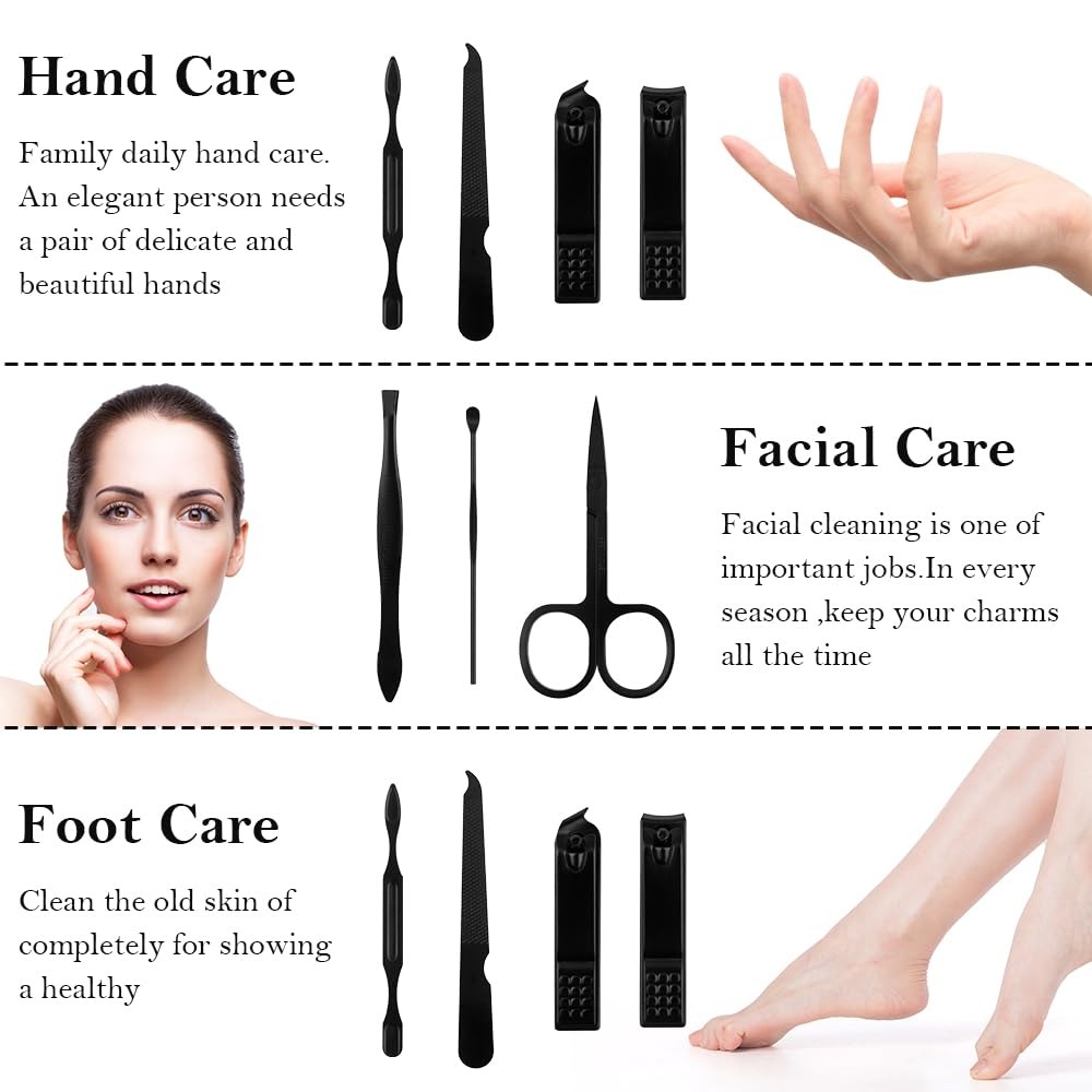 Professional 8 in 1 Stainless  - Mens Grooming Kit Gift Set ulasan dan harga