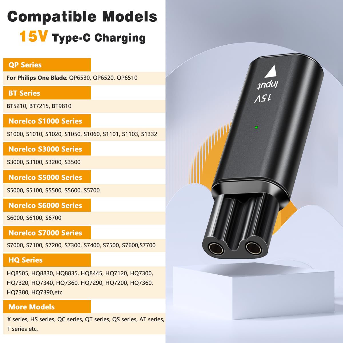 Brangdy 15V HQ8505 Type-C Shav - Electric Shaver Rotary ulasan dan harga