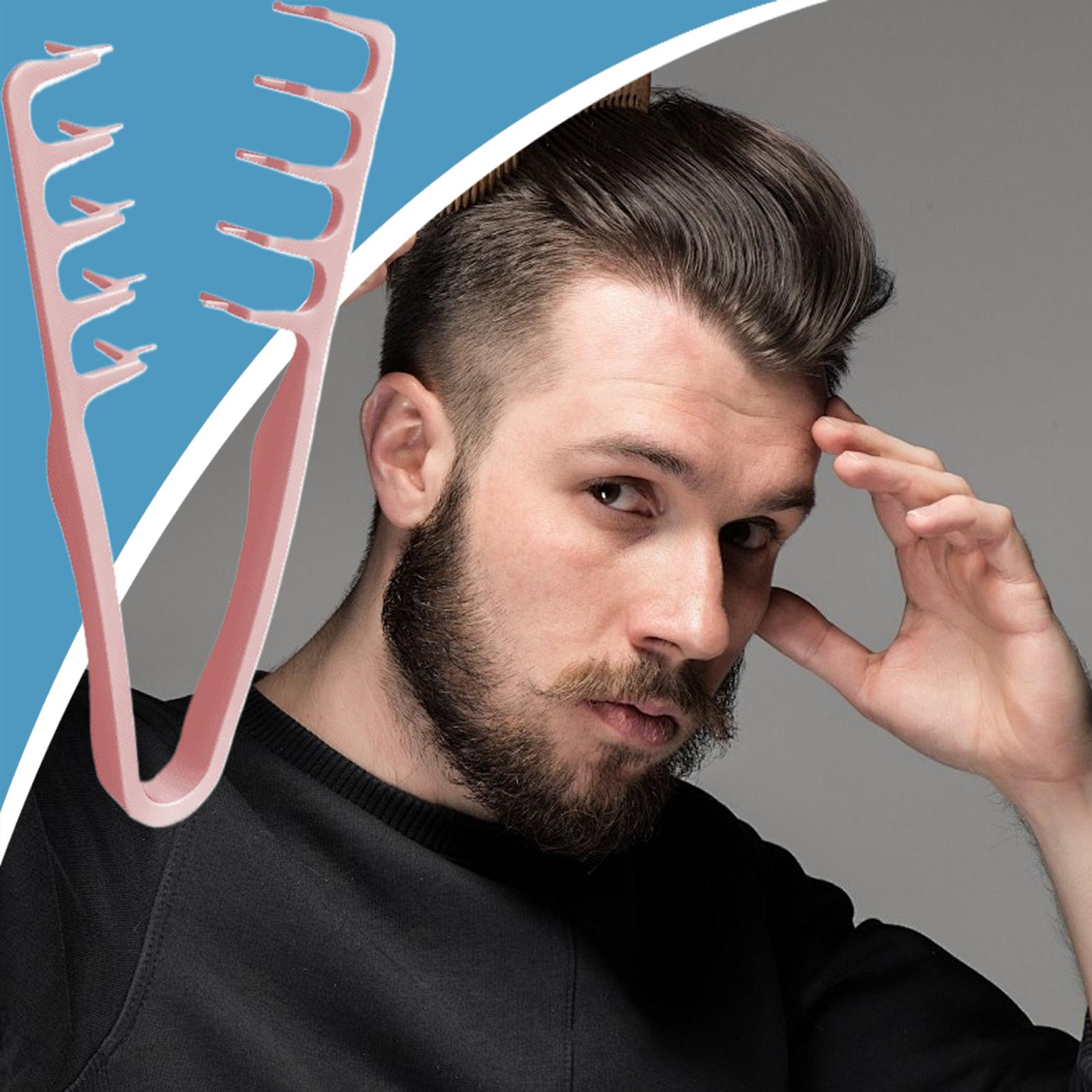Wide Tooth Hair Comb Volumizin - Men'S Grooming Tool ulasan dan harga