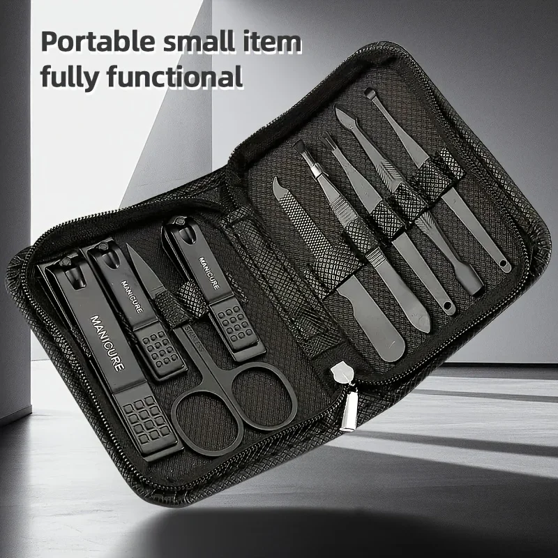 9 Piece in 1 Manicure Set Pedi - Men'S Grooming Tool ulasan dan harga