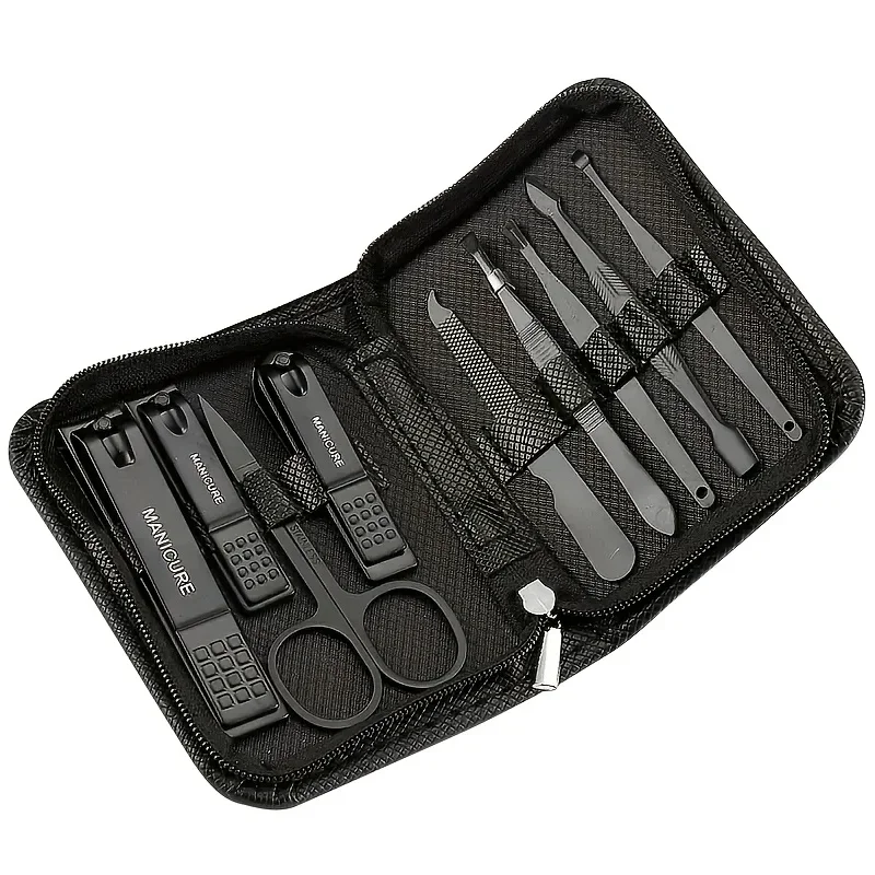 9 Piece in 1 Manicure Set Pedi - Men'S Grooming Tool ulasan dan harga