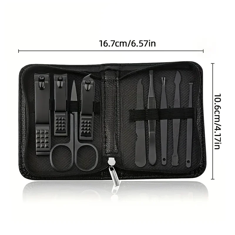 9 Piece in 1 Manicure Set Pedi - Men'S Grooming Tool ulasan dan harga