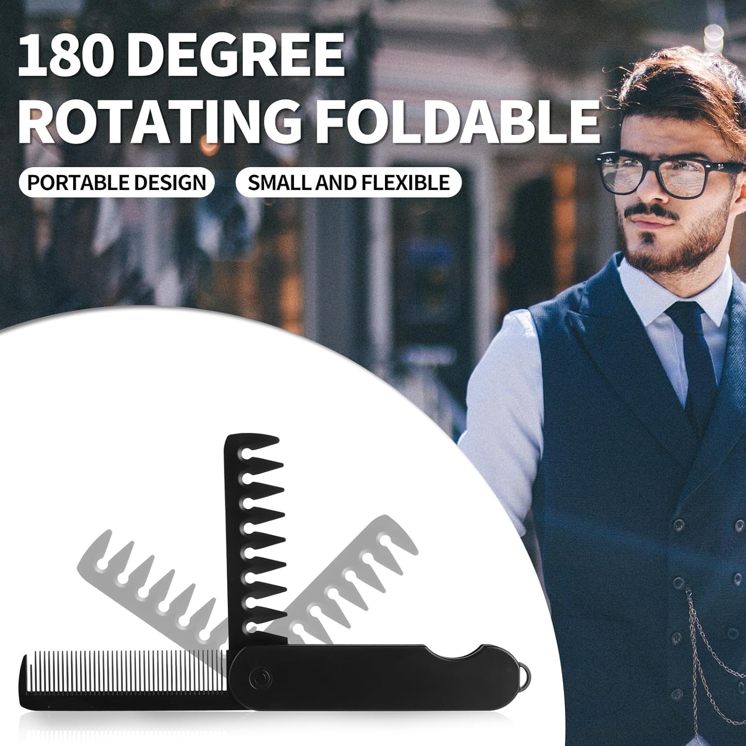 Mens Folding Pocket Comb 2 in  - Men'S Grooming Accessories Kit ulasan dan harga