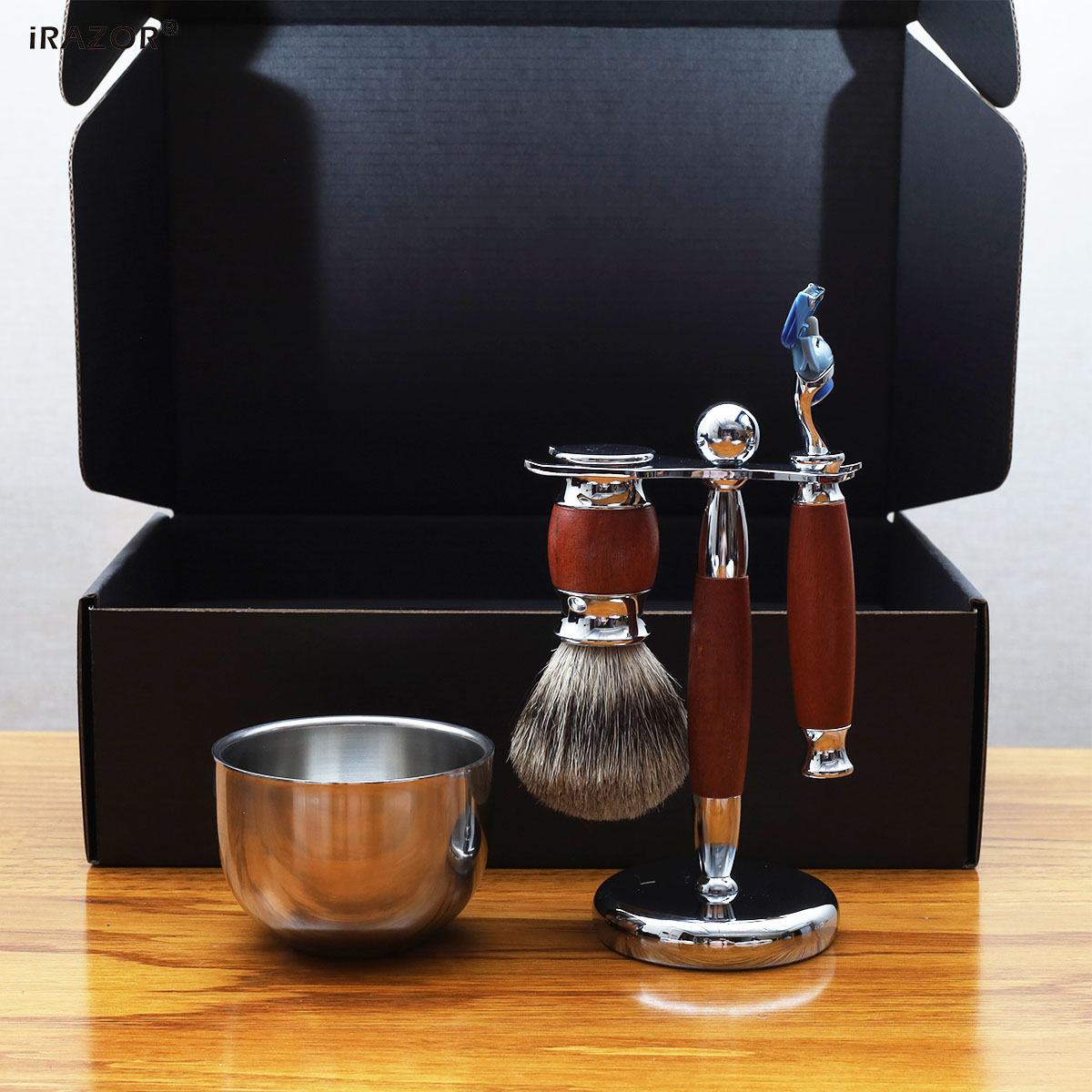 iRAZOR Luxury Men's 5 Blade Ra - Mens Grooming Kit Gift Set ulasan dan harga