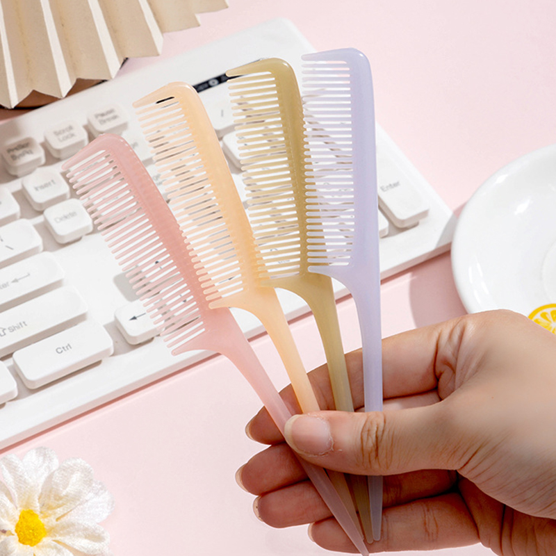 2pcs Cute Cartoon Comb Two-pie - Comb Fine Tooth ulasan dan harga