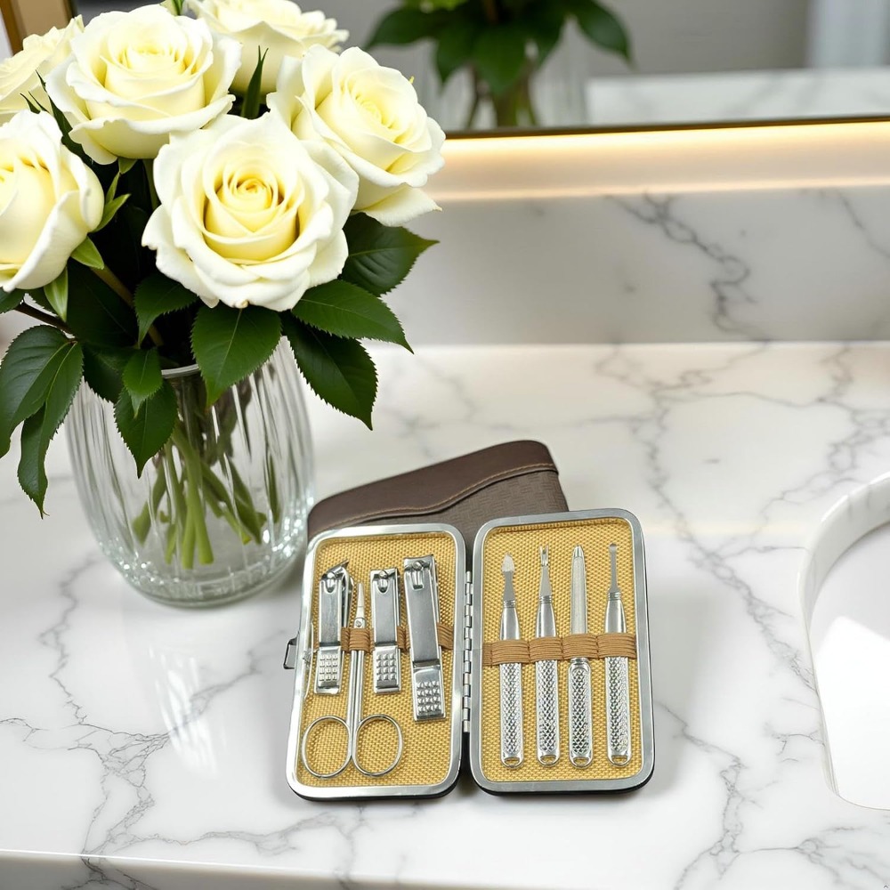 Professional Manicure Pedicure - Men'S Grooming Accessories Kit ulasan dan harga