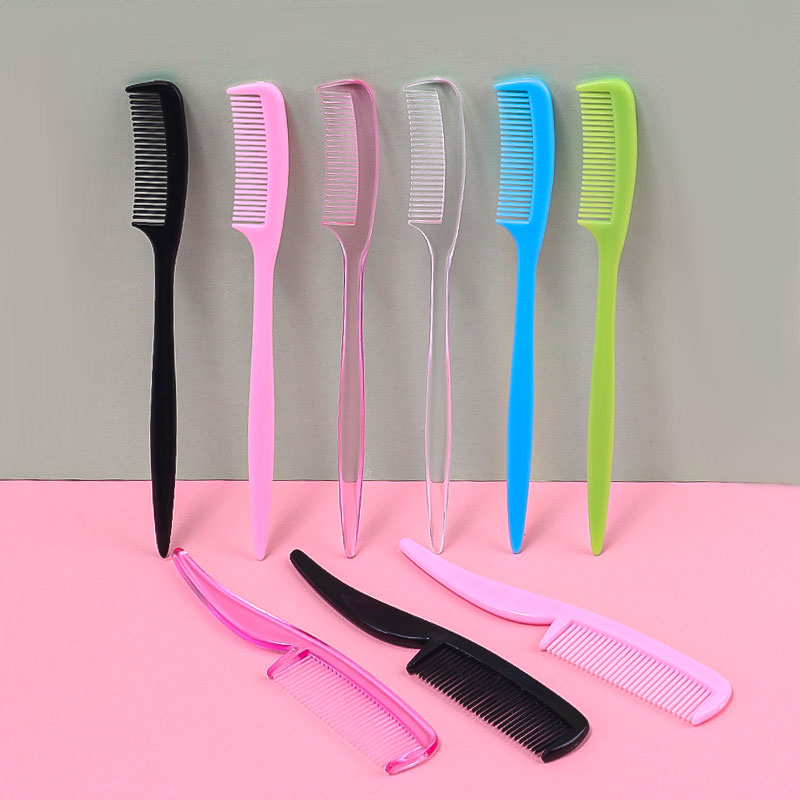 25pcs Multicolor Mini Eyebrow  - Comb Fine Tooth ulasan dan harga