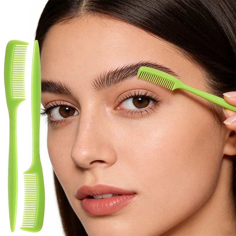25pcs Multicolor Mini Eyebrow  - Comb Fine Tooth ulasan dan harga