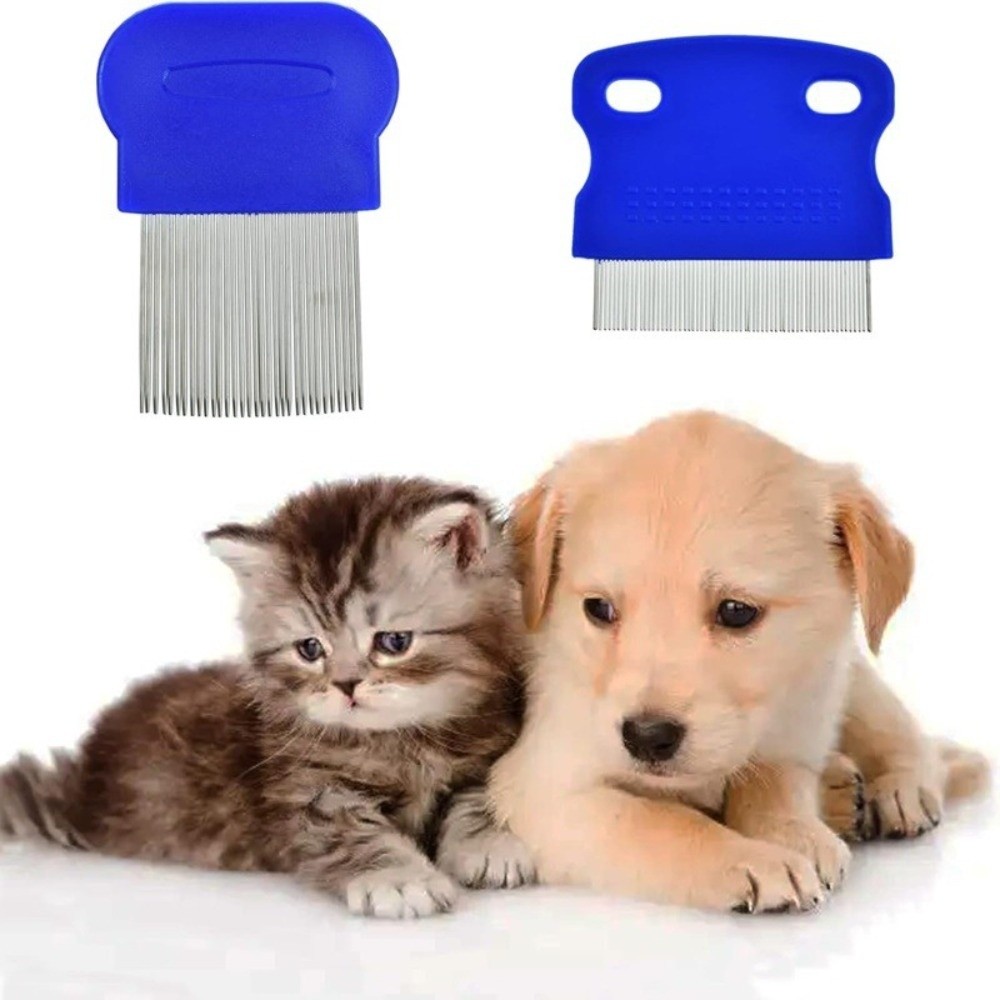 6Pcs/Set ABS Flea Comb Set Fin - Comb Fine Tooth ulasan dan harga