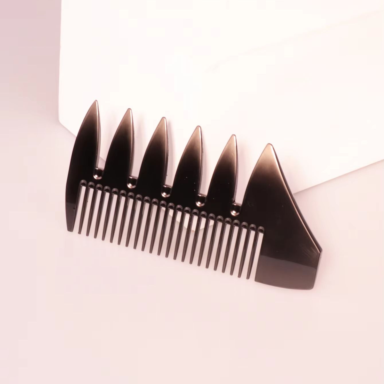 1pc stainless steel metal doub - Comb Fine Tooth ulasan dan harga