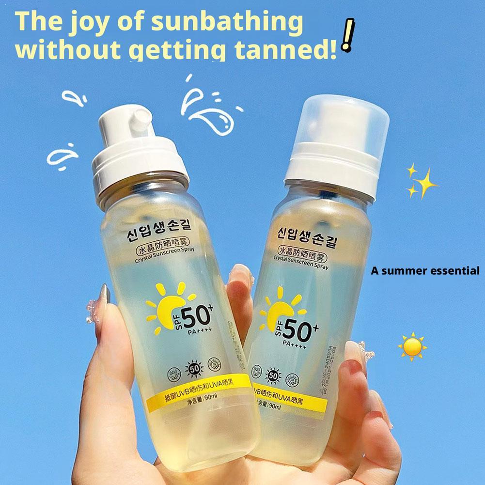 Korean Spf 50+ Sunscreen Spray - Face Moisturizer Spf ulasan dan harga