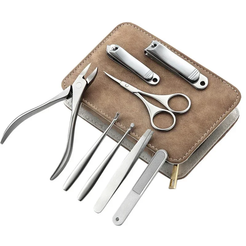 8/12pcs Professional Manicure  - Men'S Grooming Tool ulasan dan harga