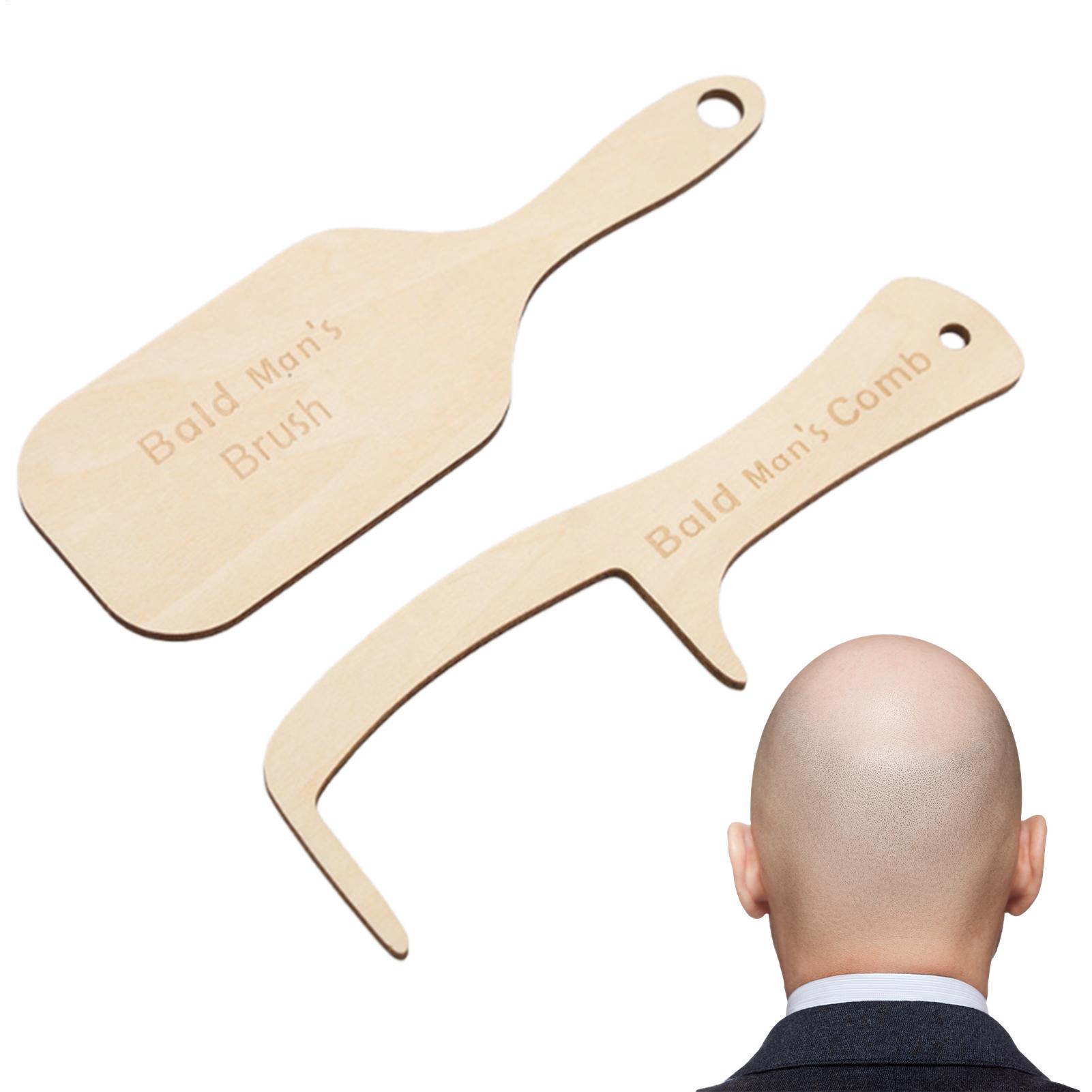 2pcs Funny Bald Man Grooming T - Men'S Grooming Tool ulasan dan harga