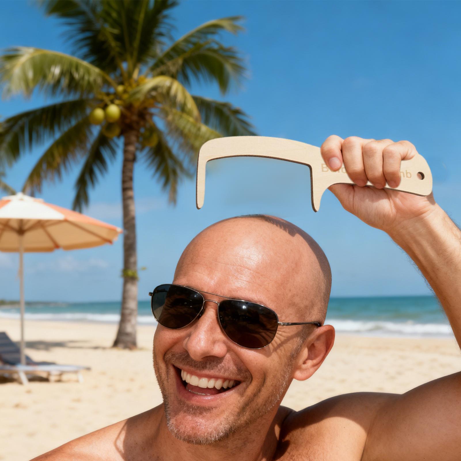2pcs Funny Bald Man Grooming T - Men'S Grooming Tool ulasan dan harga