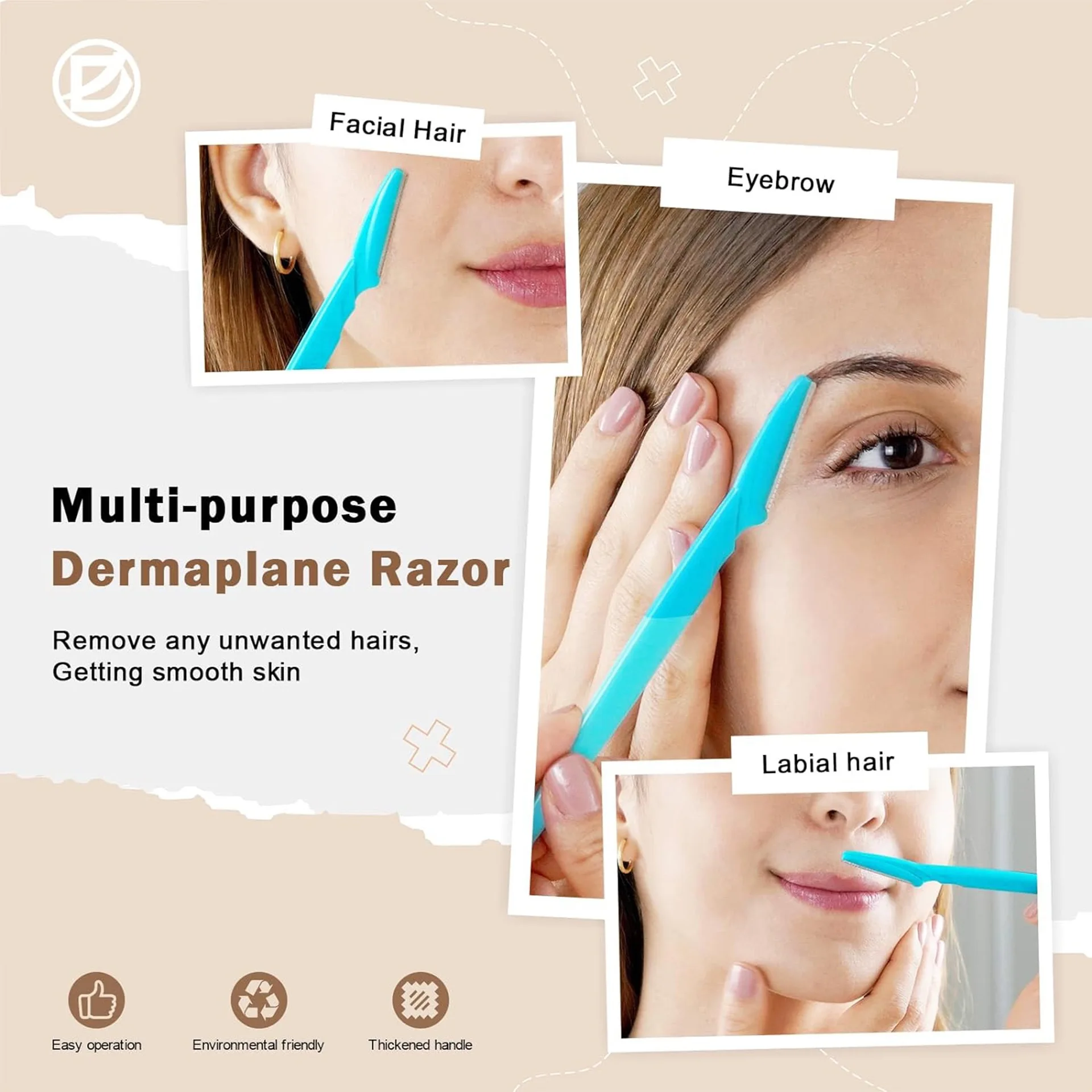 5/10/30/40pcsbrow Razor and Fa - Men'S Beard Grooming ulasan dan harga