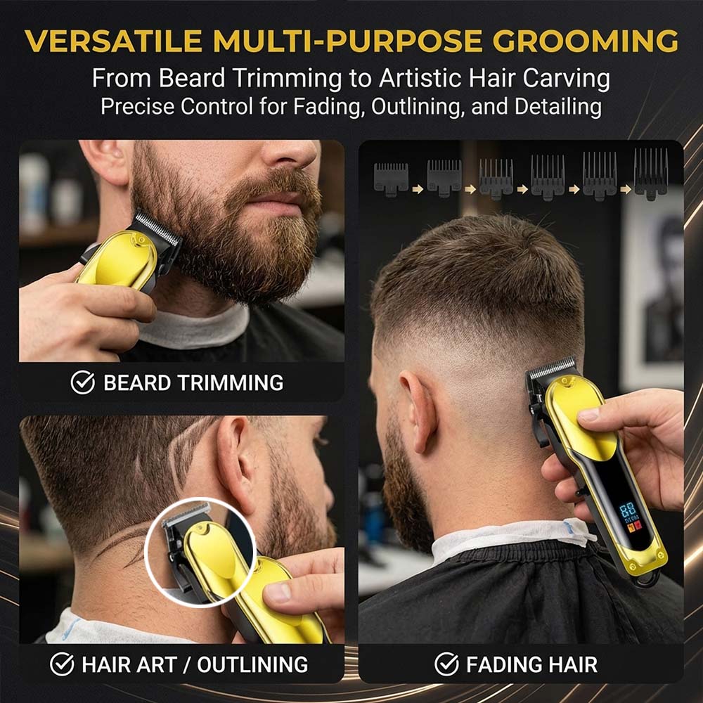 Professional Hair Clipper Set  - Men'S Grooming Accessories Kit ulasan dan harga