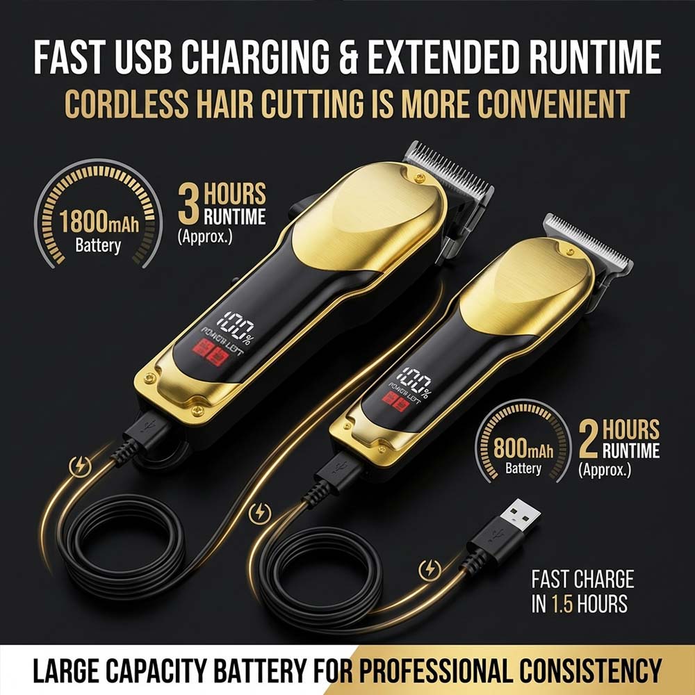 Professional Hair Clipper Set  - Men'S Grooming Accessories Kit ulasan dan harga