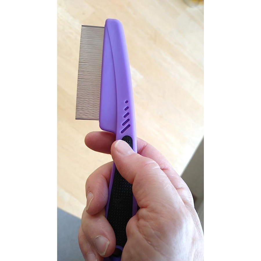 Flea Comb with Rubber Handle,  - Comb Fine Tooth ulasan dan harga