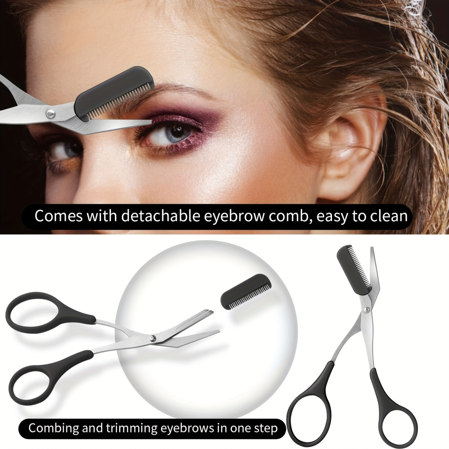 3pcs Set Eyebrow Kit For Women - Men'S Grooming Tool ulasan dan harga
