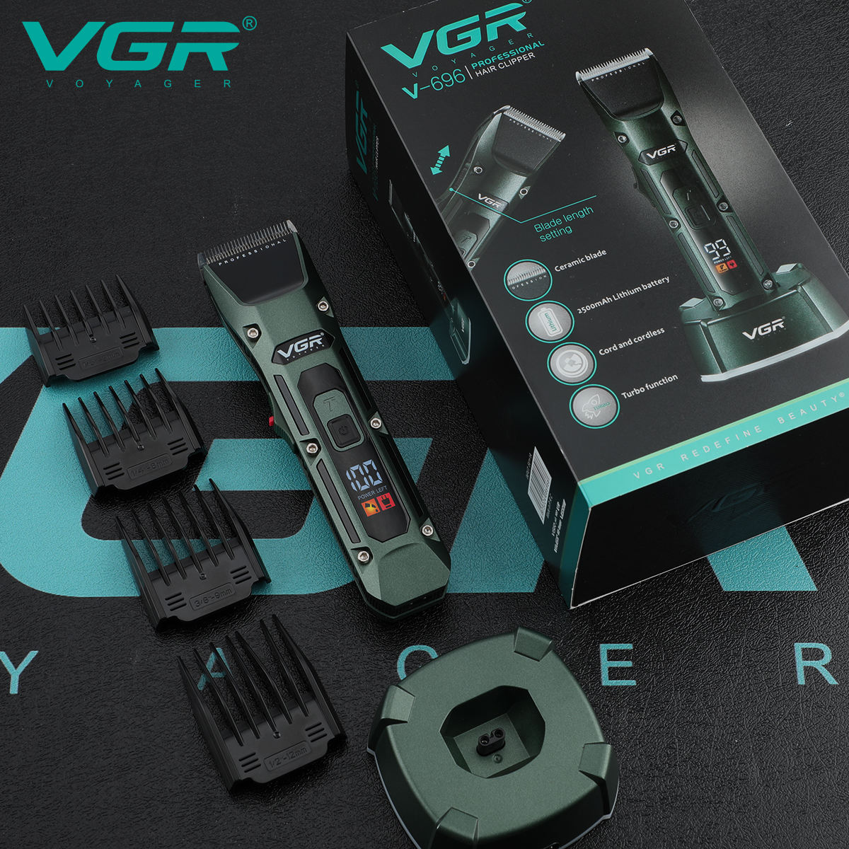 VGR V-696 New metal Popular Sa - Electric Shaver Rotary ulasan dan harga